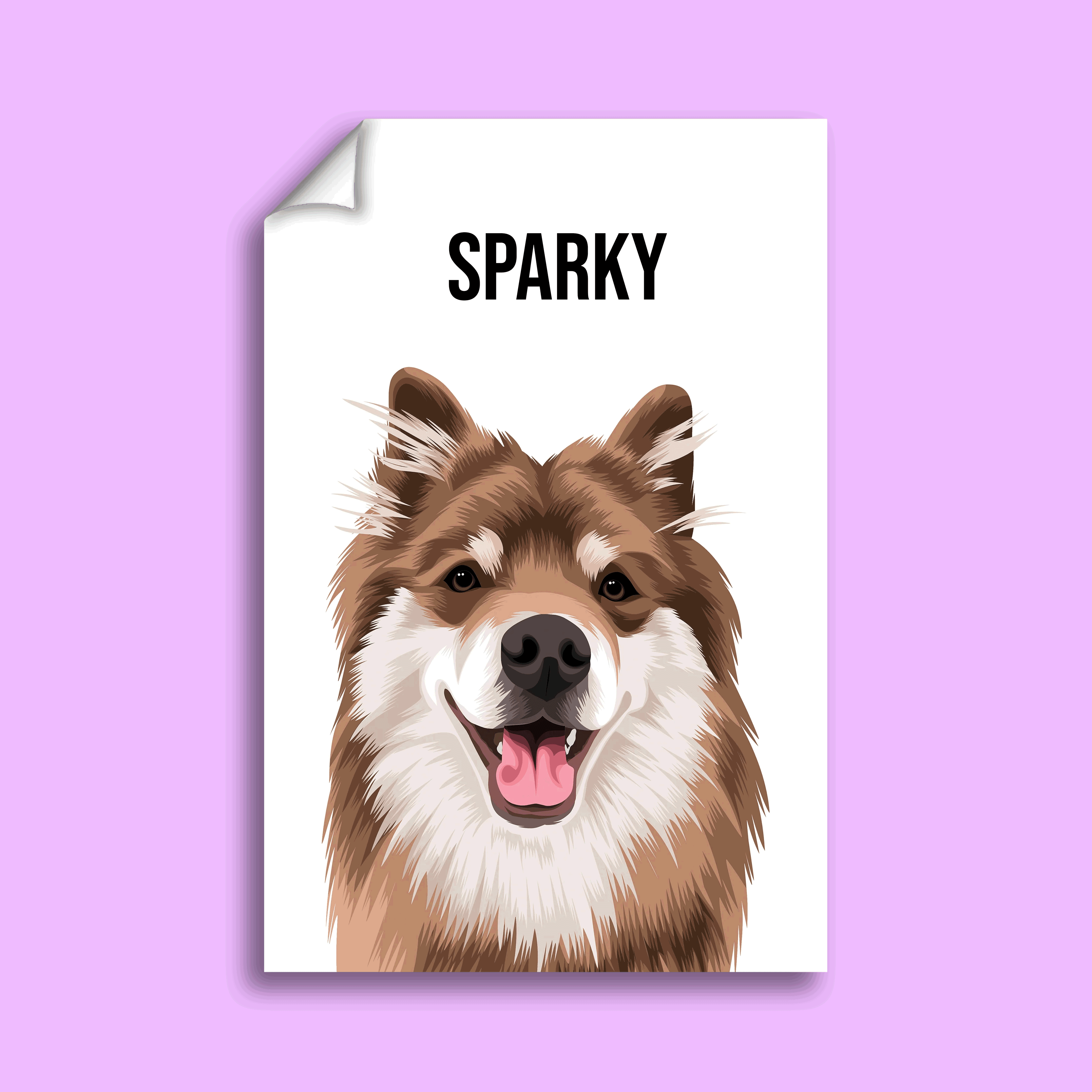 Modern Pet Vector - Custom Pet Portrait - Master